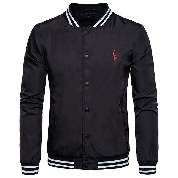 2021 new spring giraffe brand baseball men casual stand collar fashion mens jacket waterproof sporting men's jackets wg45, Black;brown
2021 new spring giraffe brand baseball men casual stand collar fashion mens jacket waterproof sporting men's jackets wg45, Black;brown