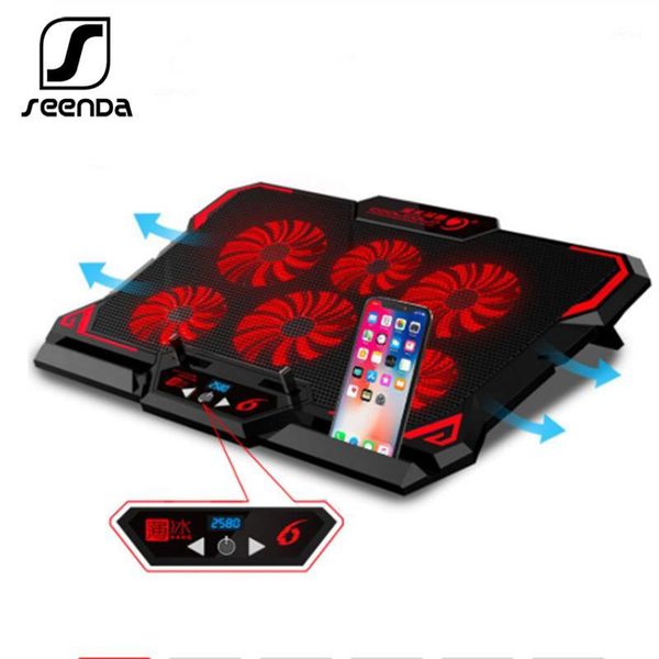 seenda gaming lapcooler six fan notebook cooling pad silent led touch version portable adjustable lapstand1
seenda gaming lapcooler six fan notebook cooling pad silent led touch version portable adjustable lapstand1