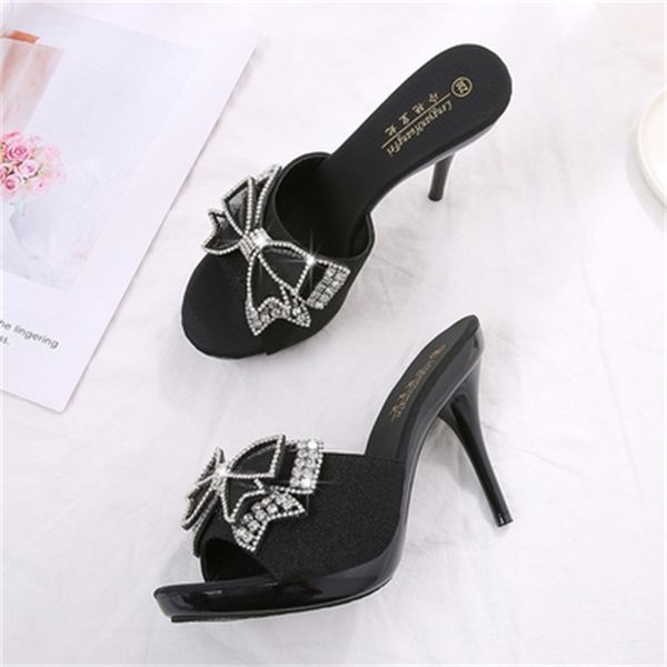 2020 slippers popular see casual crutches butterfly-knot women's shoes high 11's in toe stilettos syrt, Black
2020 slippers popular see casual crutches butterfly-knot women's shoes high 11's in toe stilettos syrt, Black