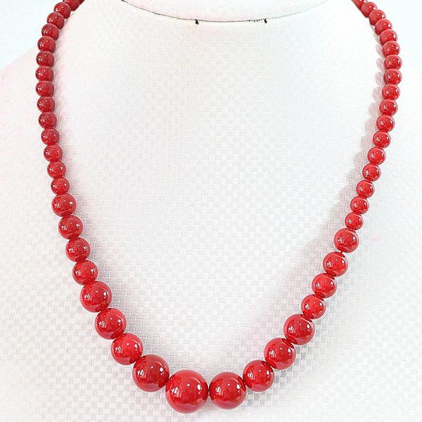 red artificial coral 6-14mm round beads diy tower chain necklace for women new fashion chokers jewelry 18inch b666, Golden;silver
red artificial coral 6-14mm round beads diy tower chain necklace for women new fashion chokers jewelry 18inch b666, Golden;silver