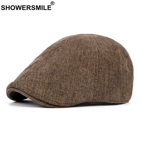 showersmile spring summer mens flat cap hats retro male female beret hat british style solid dark brown 2020 new arrival berets, Blue;gray
showersmile spring summer mens flat cap hats retro male female beret hat british style solid dark brown 2020 new arrival berets, Blue;gray