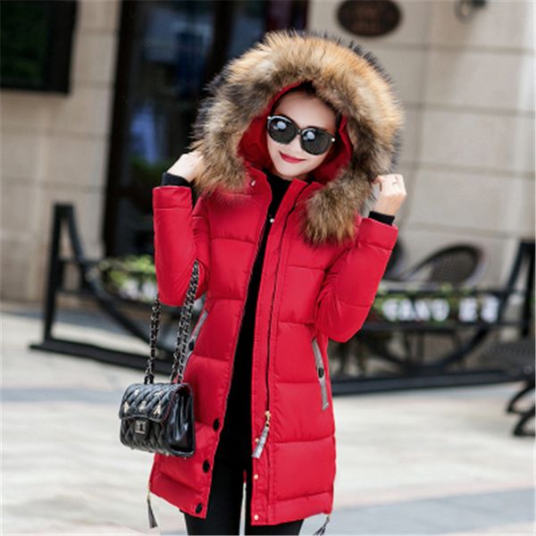 jacket women down parka plus size cotton padded coat fur hooded outwear fashion warm winter coats for women's c444, Black
jacket women down parka plus size cotton padded coat fur hooded outwear fashion warm winter coats for women's c444, Black