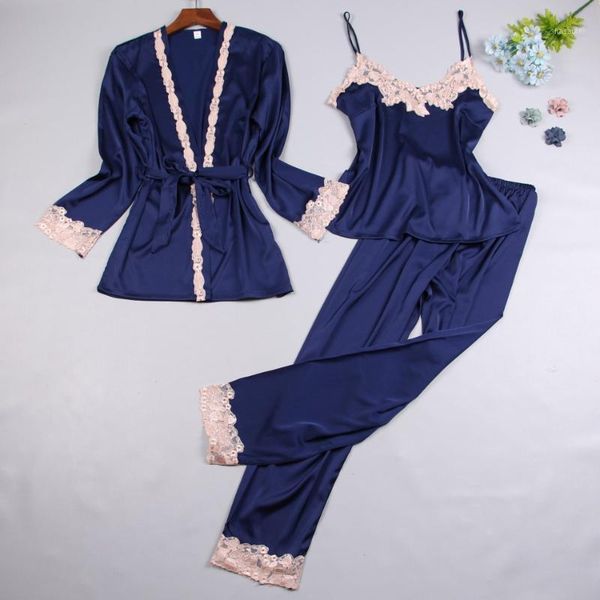 2018 new womens 3pc strap pants suit night robe sleepwear sets casual pajamas nightwear kimono bath gown l xl1, Black;red
2018 new womens 3pc strap pants suit night robe sleepwear sets casual pajamas nightwear kimono bath gown l xl1, Black;red