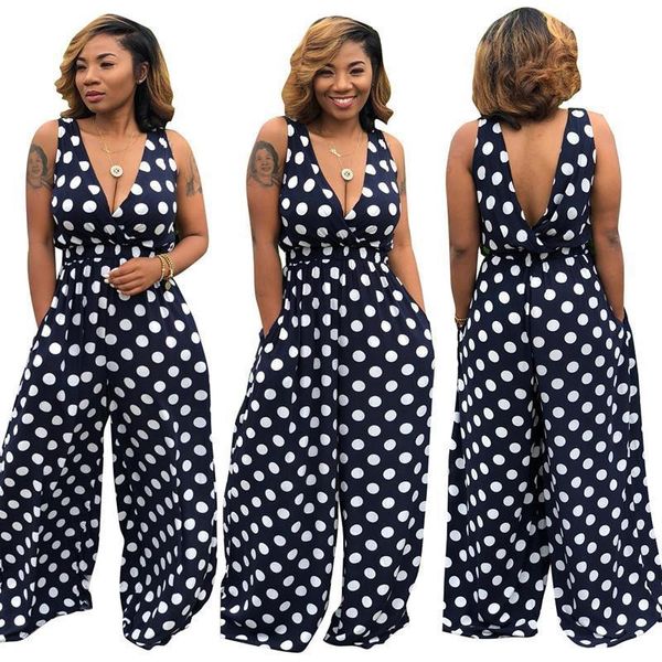 womens vest jumpsuit sleeveless wave dot jumpsuit v neckline stretch waist trouser jumpsuit casual wholesale drop shipping, Black;white
womens vest jumpsuit sleeveless wave dot jumpsuit v neckline stretch waist trouser jumpsuit casual wholesale drop shipping, Black;white