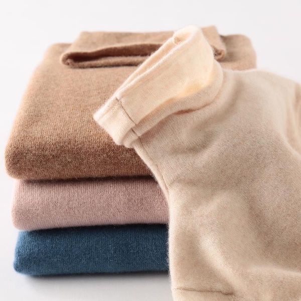 women solid turtleneck casual long sleeves knitting elegant elastic pullovers winter warm solid basic knitted sweater, White;black
women solid turtleneck casual long sleeves knitting elegant elastic pullovers winter warm solid basic knitted sweater, White;black