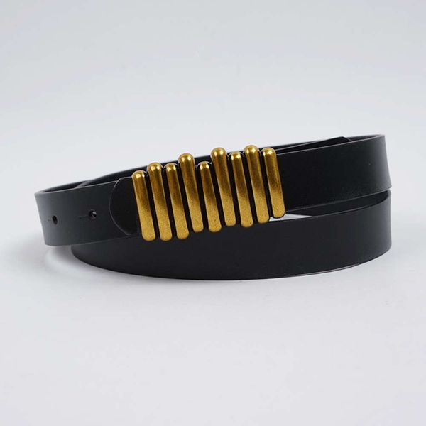 new black head women's leather belt, fashionable and versatile, pin buckle, narrow belt, Black;brown
new black head women's leather belt, fashionable and versatile, pin buckle, narrow belt, Black;brown