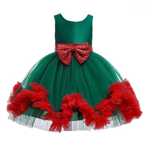 girl's dresses 2021 children's dress with bow net yarn christmas evening girl formal show costume clothes1, Red;yellow
girl's dresses 2021 children's dress with bow net yarn christmas evening girl formal show costume clothes1, Red;yellow