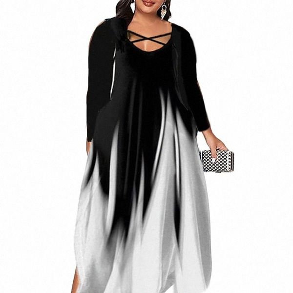 women's plus size shift dress color gradient round neck print long sleeve fall spring casual maxi long dress daily vacation dress p2dz#, Black
women's plus size shift dress color gradient round neck print long sleeve fall spring casual maxi long dress daily vacation dress p2dz#, Black