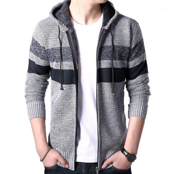 2020 autumn men fleece cardigan sweater jumper mens winter fashion striped knit outwear coat sweater male hooded sweatercoat 3xl1, White;black
2020 autumn men fleece cardigan sweater jumper mens winter fashion striped knit outwear coat sweater male hooded sweatercoat 3xl1, White;black