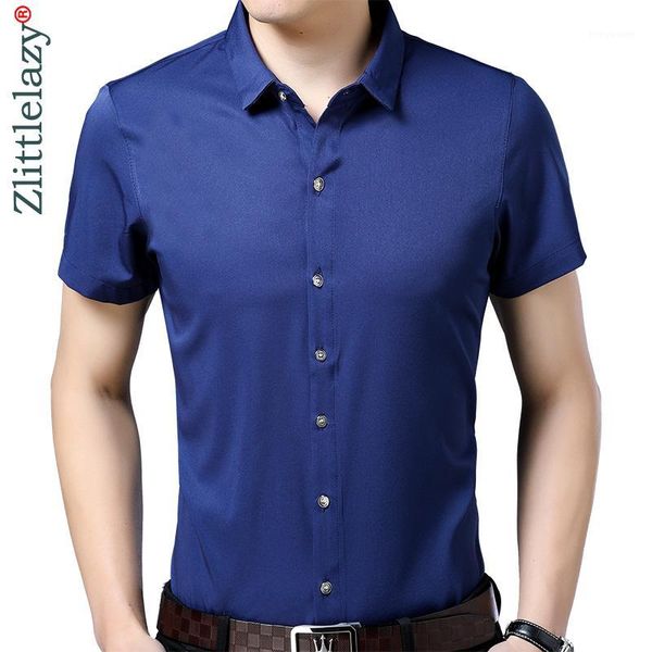 2019 brand casual quality luxury plus size short sleeve slim fit men shirt summer social dress shirts mens fashions jersey 416181, White;black
2019 brand casual quality luxury plus size short sleeve slim fit men shirt summer social dress shirts mens fashions jersey 416181, White;black