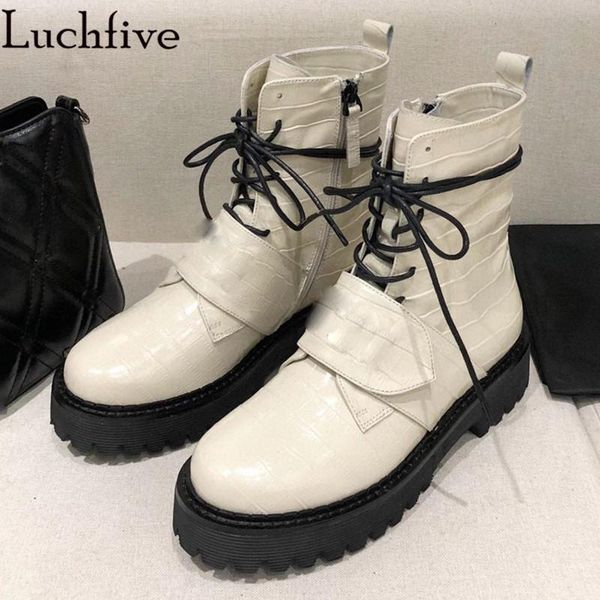boots lace up women's round toe shoes woman wool strapped winter square heels platform side zipper white ankle, Black
boots lace up women's round toe shoes woman wool strapped winter square heels platform side zipper white ankle, Black