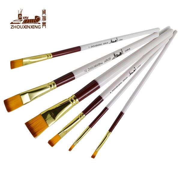 6pcs/SetPainting Brush Oil Paint Nylon hair White bar Water Color Painting Brush Acrylics Art for Supplies Stationery
6pcs/SetPainting Brush Oil Paint Nylon hair White bar Water Color Painting Brush Acrylics Art for Supplies Stationery