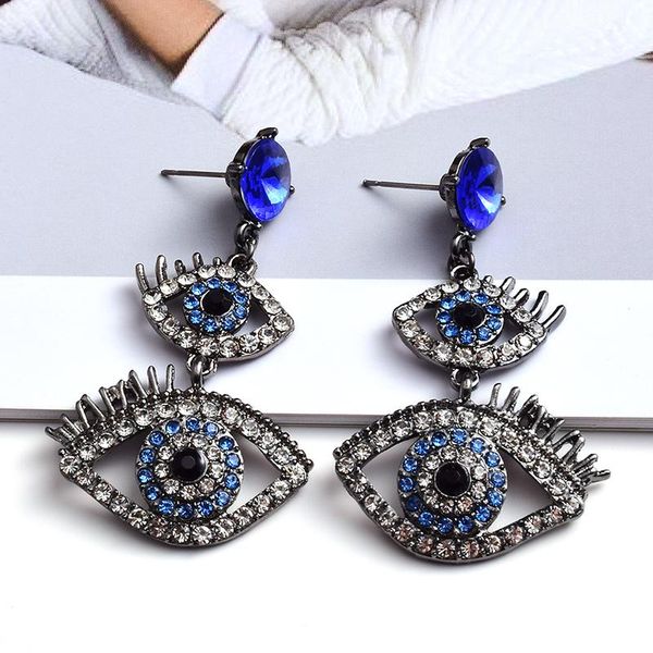 dangle & chandelier arrival crystal metal long eye shaped earring high-quality vintage jewelry accessories for women wholesale, Silver
dangle & chandelier arrival crystal metal long eye shaped earring high-quality vintage jewelry accessories for women wholesale, Silver