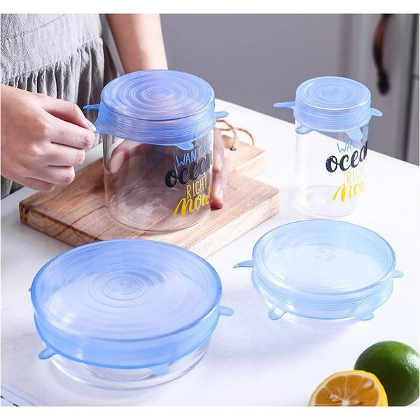 reusable fresh keeping seal covers compression universal silicone stretch lids kitchen accessories use for kitchen food
reusable fresh keeping seal covers compression universal silicone stretch lids kitchen accessories use for kitchen food