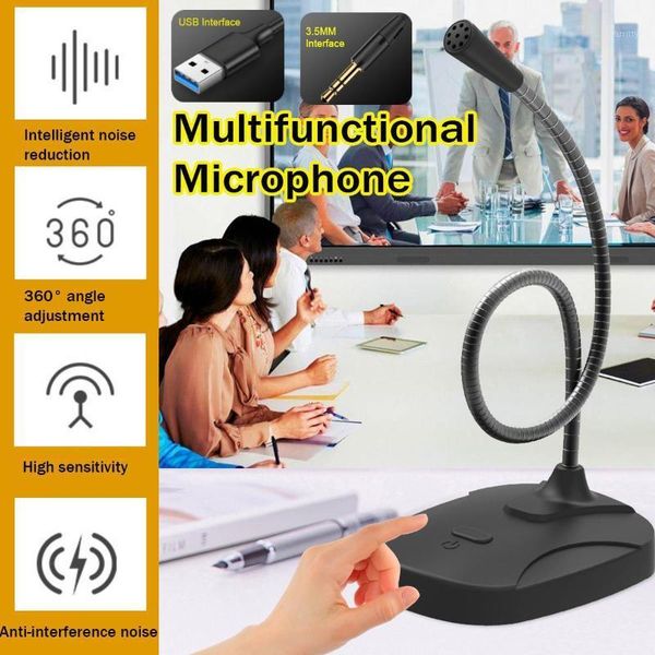 flexible stand mini microphone studio speech usb / 3.5mm gooseneck 360° mic wired microphone for computer pc deskmeeting1
flexible stand mini microphone studio speech usb / 3.5mm gooseneck 360° mic wired microphone for computer pc deskmeeting1