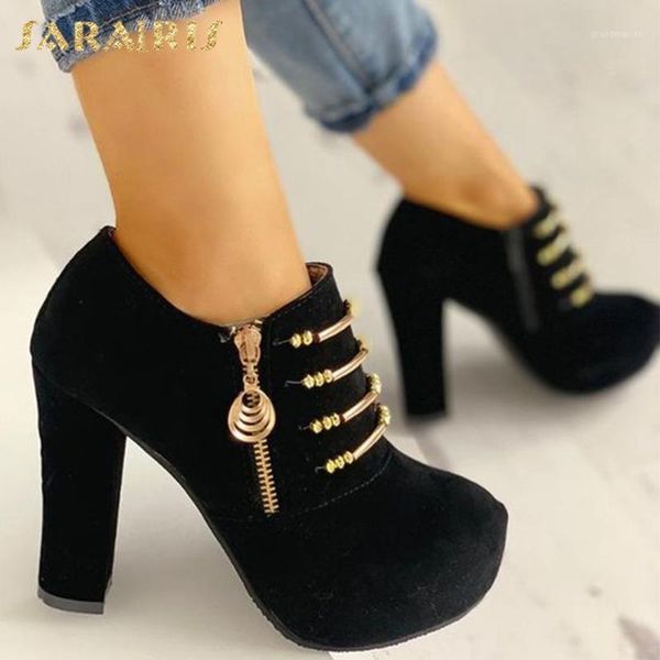 dress shoes sarairis 2021 elegant pumps woman female zipper block thick high heels platform office lady women footwear1, Black
dress shoes sarairis 2021 elegant pumps woman female zipper block thick high heels platform office lady women footwear1, Black