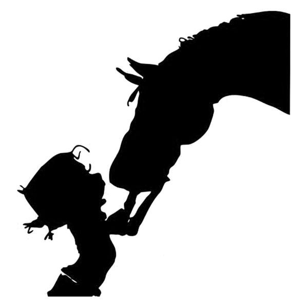 13.5cm*14.2cm girl cowgirl kiss horse fashion car accessories stickers black/silver s3-5077
13.5cm*14.2cm girl cowgirl kiss horse fashion car accessories stickers black/silver s3-5077