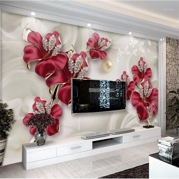 papel de parede custom wallpaper 3d p murals room fragrant stereoscopic jewelry flower papel de parede background wall paper1
papel de parede custom wallpaper 3d p murals room fragrant stereoscopic jewelry flower papel de parede background wall paper1