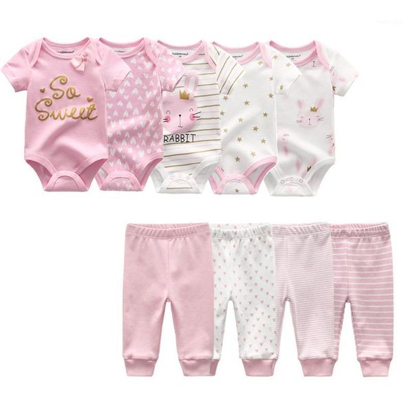 clothing sets 9pcs summer baby short sleeve jumpsuit 5 piece climbing costume + 4 pieces pants cotton toddler clothes 0-12m1, White
clothing sets 9pcs summer baby short sleeve jumpsuit 5 piece climbing costume + 4 pieces pants cotton toddler clothes 0-12m1, White