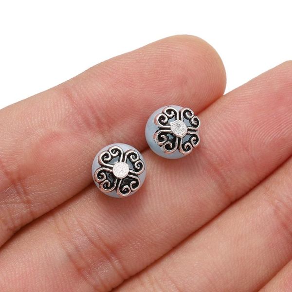 50pcs lot 8mm 4 petals peach heart flower loose sparer apart torus end bead caps for diy jewelry making findings h jllokj, Silver
50pcs lot 8mm 4 petals peach heart flower loose sparer apart torus end bead caps for diy jewelry making findings h jllokj, Silver