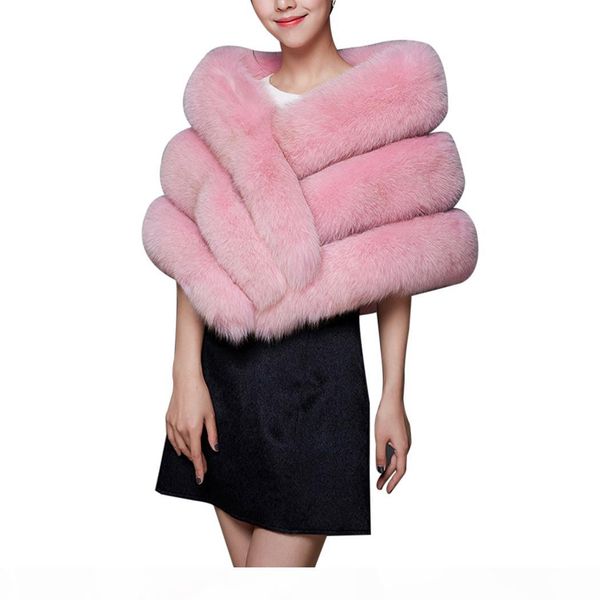 women faux fur bolero bridal shawl winter warm hairy fur cape wedding jackets prom wrap 2018 female pink shawls abrigo mujer, Black
women faux fur bolero bridal shawl winter warm hairy fur cape wedding jackets prom wrap 2018 female pink shawls abrigo mujer, Black