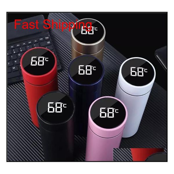 smart thermos bottle 500ml vacuum flasks led digital temperature display stainless steel insulation mugs in qylqot tore2010
smart thermos bottle 500ml vacuum flasks led digital temperature display stainless steel insulation mugs in qylqot tore2010