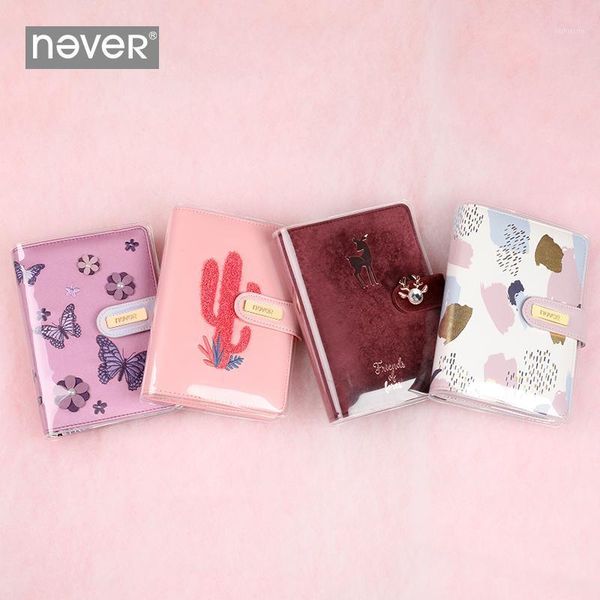 never a6 planner organizer spiral notebook transparent pvc protect cover protective shell for never diary office stationery1, Purple;pink
never a6 planner organizer spiral notebook transparent pvc protect cover protective shell for never diary office stationery1, Purple;pink