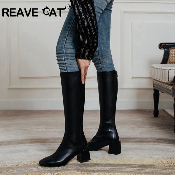 boots reavecat winter knee high square toe chunky heel slip-on solid big size 34-39 black white brown party club casual a3117
boots reavecat winter knee high square toe chunky heel slip-on solid big size 34-39 black white brown party club casual a3117