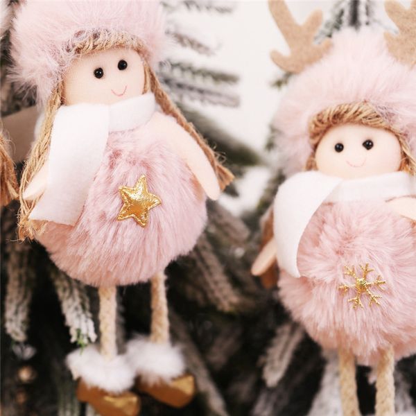 2021 white posture pink hanging silk cute doll plush ornaments window angel decorations for home christmas tree xmas gifts new
2021 white posture pink hanging silk cute doll plush ornaments window angel decorations for home christmas tree xmas gifts new