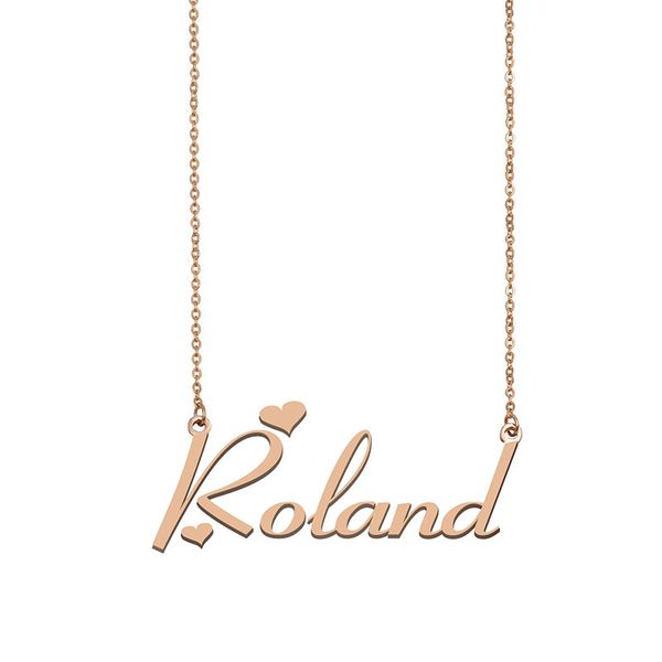 roland name necklace custom nameplate pendant for women girls birthday gift kids friends jewelry 18k gold plated stainless steel, Silver
roland name necklace custom nameplate pendant for women girls birthday gift kids friends jewelry 18k gold plated stainless steel, Silver