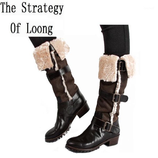 women buckle thick warm leather with fur snow boots full grain leather lady low heels half boots plus size 42 43 winter1, Black
women buckle thick warm leather with fur snow boots full grain leather lady low heels half boots plus size 42 43 winter1, Black
