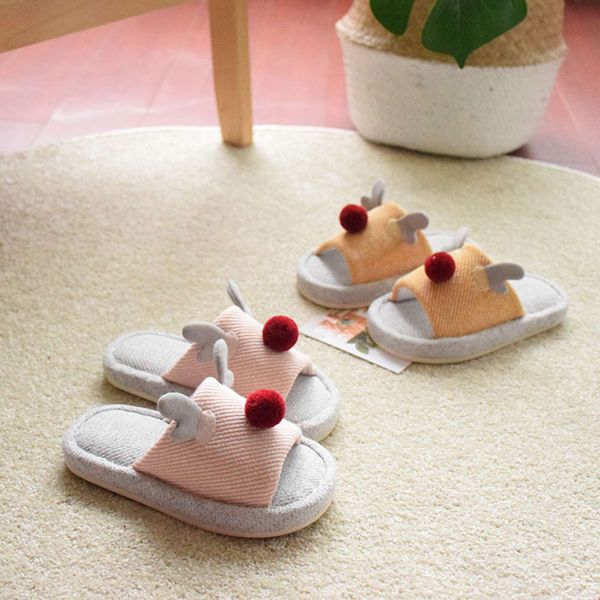 new sle parent child spring and autumn linen slippers children's indoor ox tendon antiskid four seasons couple deer cool drag summer, Black;red
new sle parent child spring and autumn linen slippers children's indoor ox tendon antiskid four seasons couple deer cool drag summer, Black;red