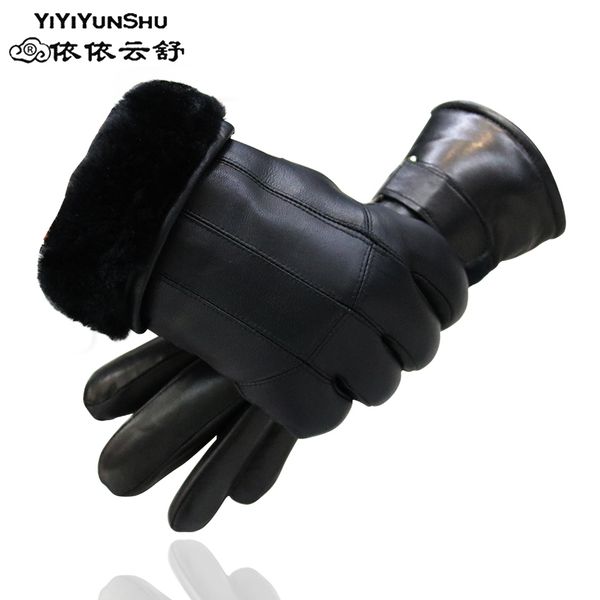 100% genuine leather glove for men outdoor thick winter warm black sheep fur wool gloves large size men' soft sheepskin gloves t200915, Blue;gray
100% genuine leather glove for men outdoor thick winter warm black sheep fur wool gloves large size men' soft sheepskin gloves t200915, Blue;gray