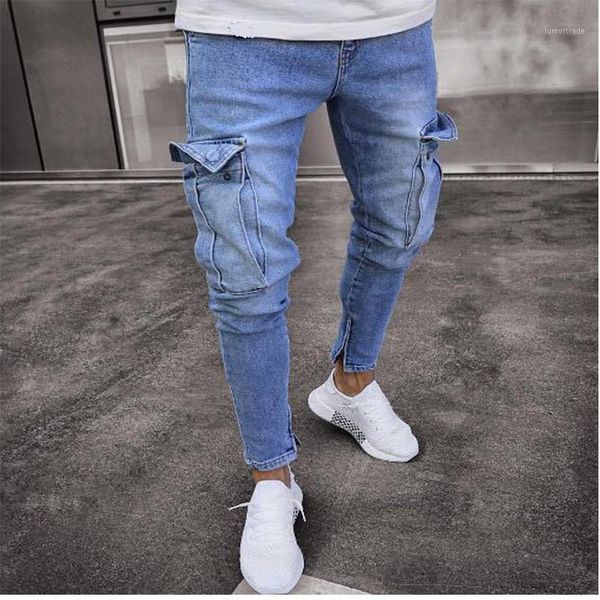 men's jeans kenntrice streetwear men cargo pants big pockets skinny denim trousers size 4xl1, Blue
men's jeans kenntrice streetwear men cargo pants big pockets skinny denim trousers size 4xl1, Blue