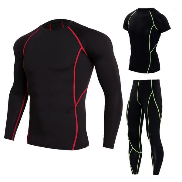 running sets compression sportswear for men, clothing gym and running, rashguard training men1, Black;blue
running sets compression sportswear for men, clothing gym and running, rashguard training men1, Black;blue