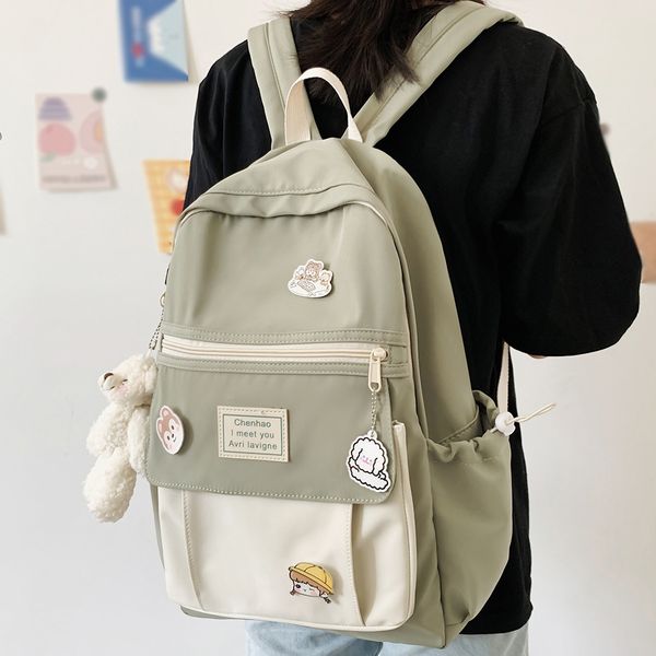 girl college student backpack cute nylon women school bag harajuku lady kawaii backpack female fashion badge bag book trendy new c1223
girl college student backpack cute nylon women school bag harajuku lady kawaii backpack female fashion badge bag book trendy new c1223