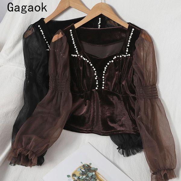 gagaok vintage top женщины рубашка 2020 весна осень новый твердая площади воротник puff рукавом тонкий chic wild sexy топы и блузки k3937, White
gagaok vintage top женщины рубашка 2020 весна осень новый твердая площади воротник puff рукавом тонкий chic wild sexy топы и блузки k3937, White