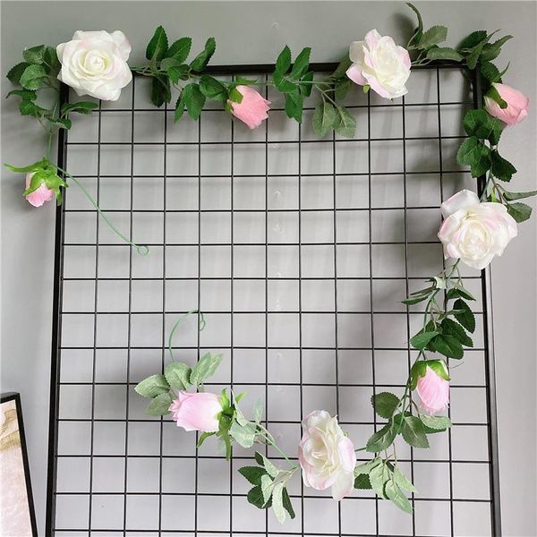 200см luxury rose rattan с листьями гарленд шелковый искусственные цветы поддельный плющ висячие vine свадебные украшения партии diy венок s
200см luxury rose rattan с листьями гарленд шелковый искусственные цветы поддельный плющ висячие vine свадебные украшения партии diy венок s