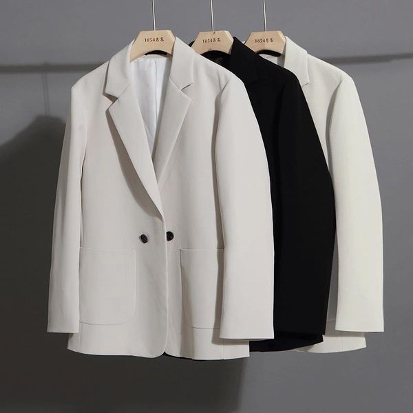 men's suits & blazers 2021 spring autumn male korean style men slim fit cotton suit jacket coat work wedding wear blazer s106, White;black
men's suits & blazers 2021 spring autumn male korean style men slim fit cotton suit jacket coat work wedding wear blazer s106, White;black