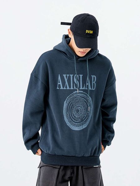 macheda plush hooded sweater men's autumn winter loose casual pullover fashion brand thick coat, Black
macheda plush hooded sweater men's autumn winter loose casual pullover fashion brand thick coat, Black