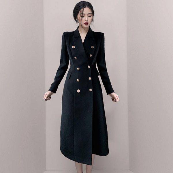casual dresses zosol outfit temperament big double string of pearls a blazer cultivate morality suit dress, Black;gray
casual dresses zosol outfit temperament big double string of pearls a blazer cultivate morality suit dress, Black;gray