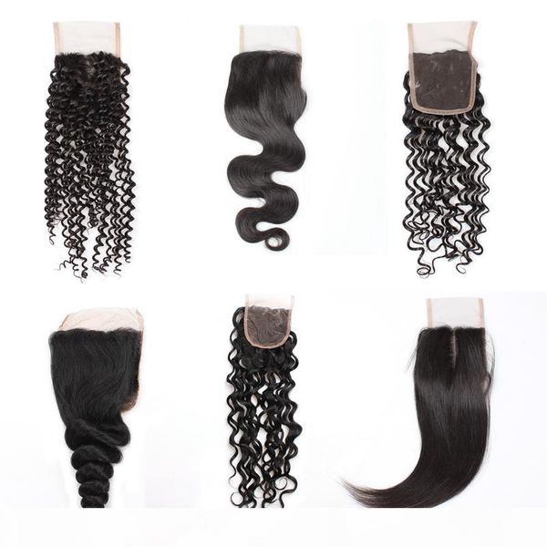 brazilian human hair closure 4*4 swiss lace closure water wave peruvian hair deep wave body wave straight three part middle, Black
brazilian human hair closure 4*4 swiss lace closure water wave peruvian hair deep wave body wave straight three part middle, Black