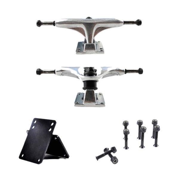 skateboarding 5 inch skateboard truck independent bridge bracket double rocker alloy accessory
skateboarding 5 inch skateboard truck independent bridge bracket double rocker alloy accessory