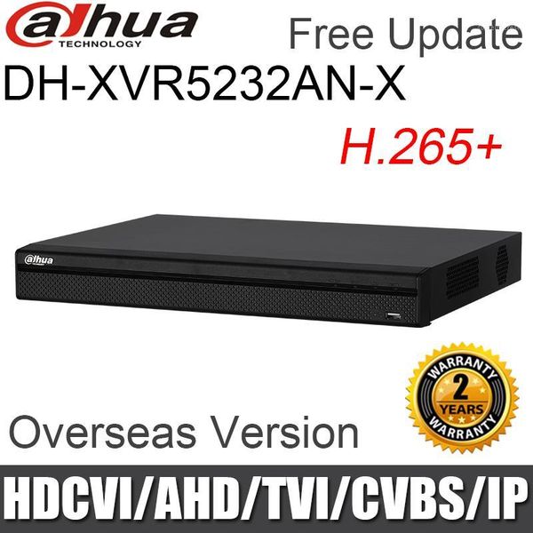 kits dahua dh-xvr5232an-x 32 channel xvr recorder h.265+ 1080p digital video channels ip inputs each up to 6mp max 128mb1, Black;white
kits dahua dh-xvr5232an-x 32 channel xvr recorder h.265+ 1080p digital video channels ip inputs each up to 6mp max 128mb1, Black;white