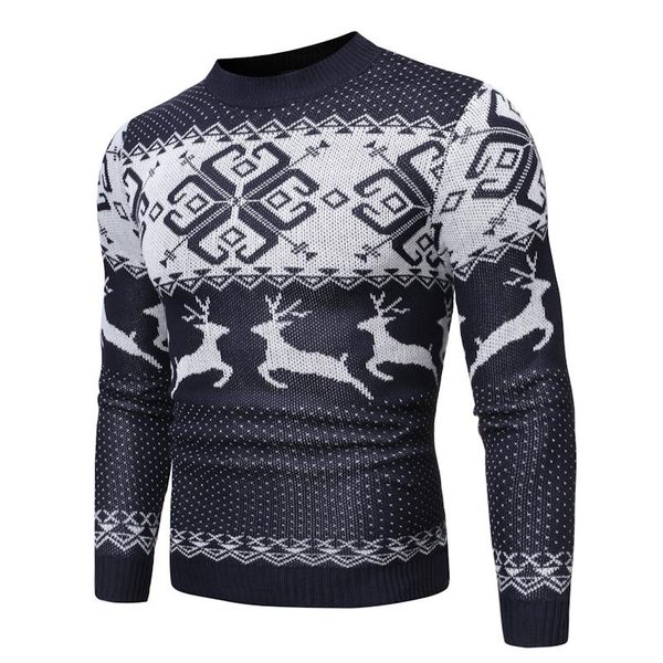 men's sweaters funny christmas sweater men snow deer printed autumn winter, White;black
men's sweaters funny christmas sweater men snow deer printed autumn winter, White;black