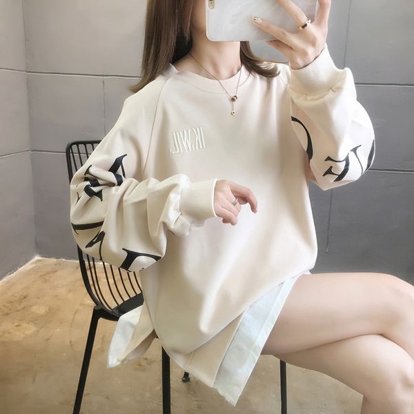 q0pqm autumn 2020 korean alphabet printing thin fake two piece fat mm large loose thin sleeve long sweater sweater woman pvquu, Black
q0pqm autumn 2020 korean alphabet printing thin fake two piece fat mm large loose thin sleeve long sweater sweater woman pvquu, Black