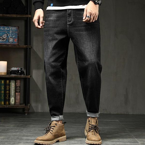 men's jeans stretch harem trousers men loose long denim plus size fall cotton autumn, Blue
men's jeans stretch harem trousers men loose long denim plus size fall cotton autumn, Blue