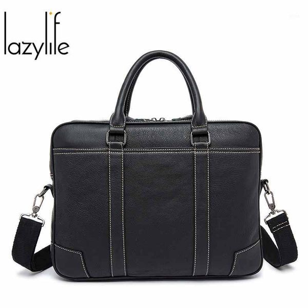 briefcases lazylife genuine leather men's briefcase business computer bag fashion messenger bags man shoulder postman male handba1
briefcases lazylife genuine leather men's briefcase business computer bag fashion messenger bags man shoulder postman male handba1