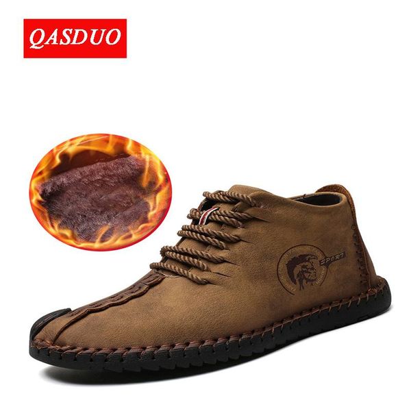 boots qasduo keep warm winter men split leather casual shoes with plush fahsion size 38~47, Black
boots qasduo keep warm winter men split leather casual shoes with plush fahsion size 38~47, Black