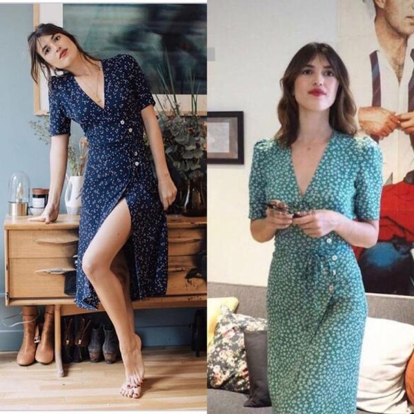 party dresses 100% viscose women wrap printing dress vintage 2021 casual short sleeve midi robe, White;black
party dresses 100% viscose women wrap printing dress vintage 2021 casual short sleeve midi robe, White;black